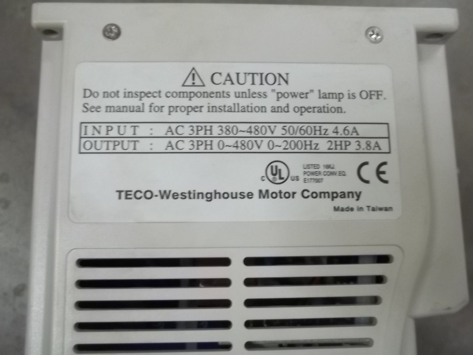 TECO  FEM50 4718964511893 FLUXMASTER *USED*