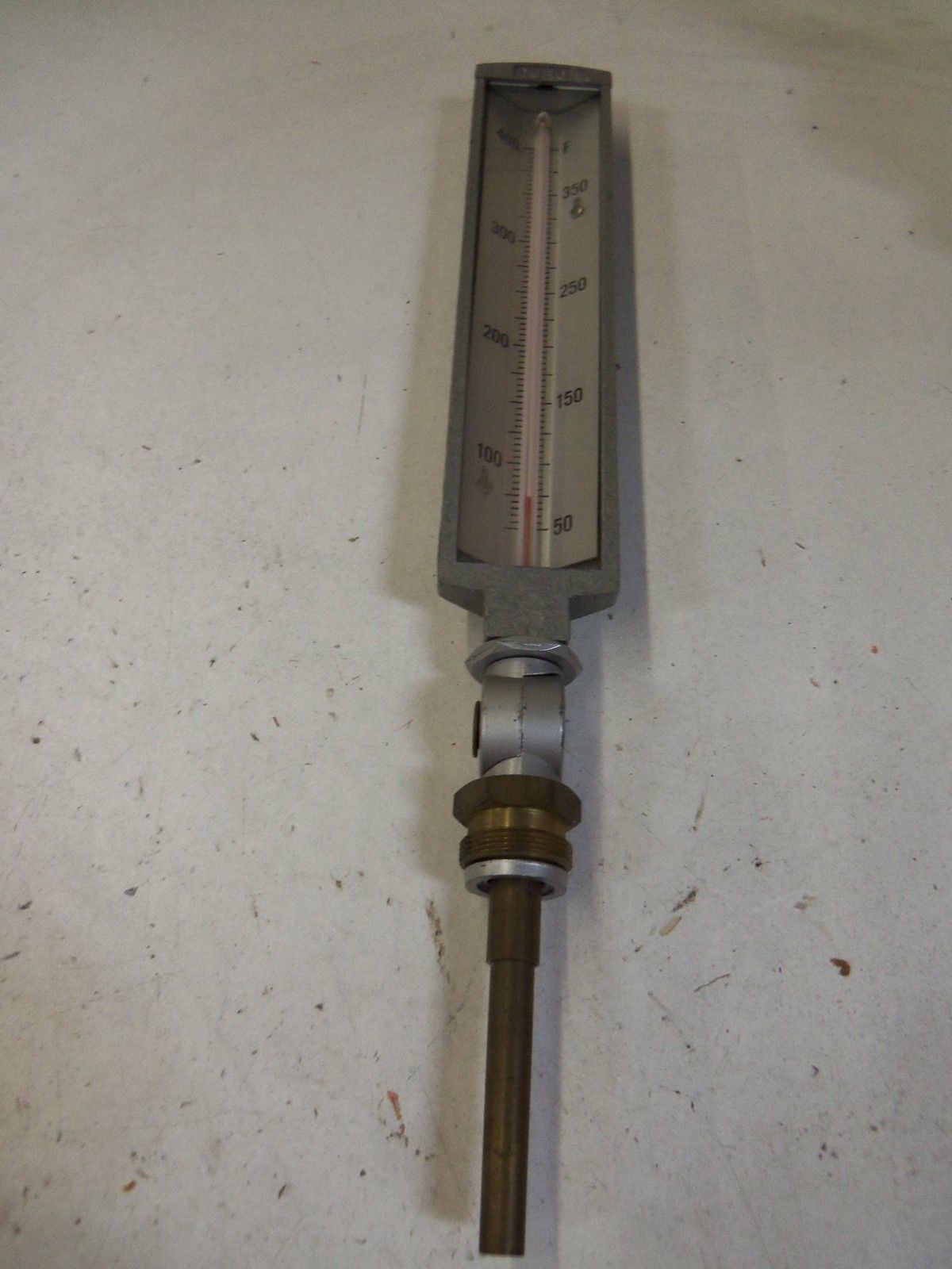 TEL-TRU THERMOMETER 3" 50-400 DEGREE F *USED*