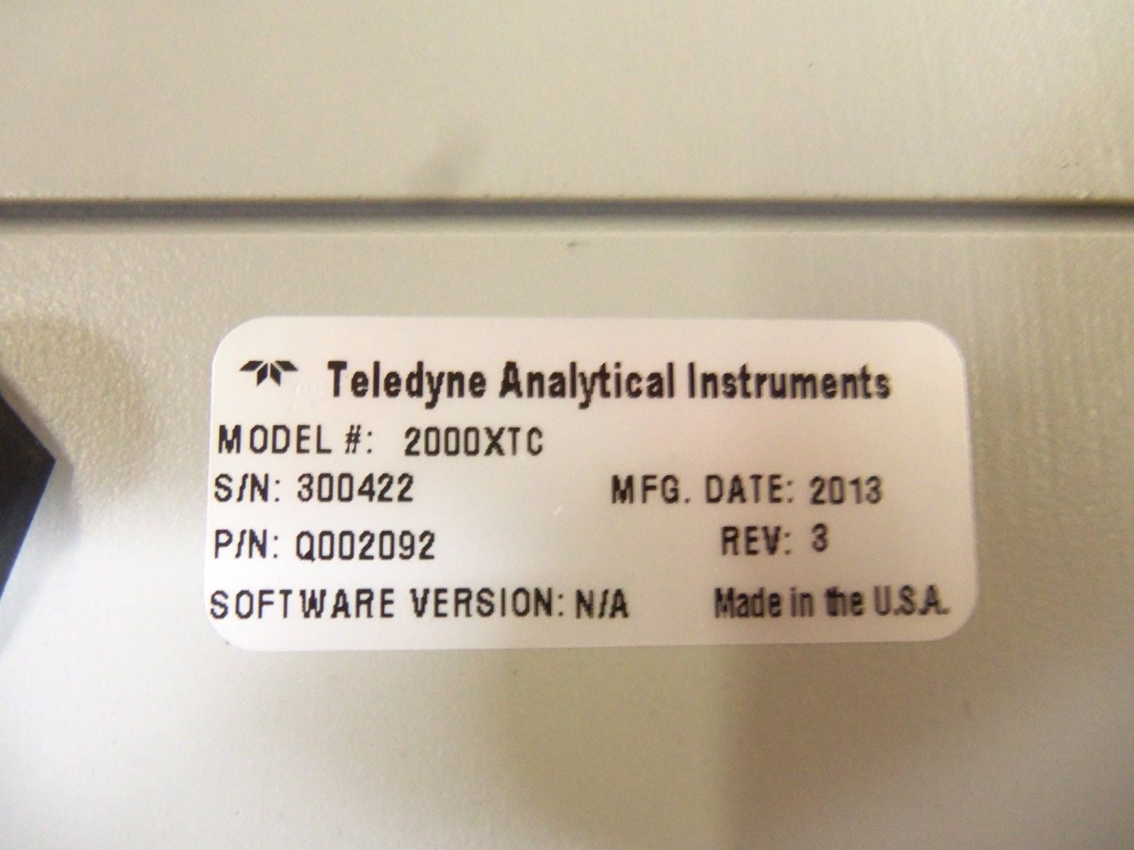 TELEDYNE 2000XTC GAS TRANSMITTER *NEW NO BOX*