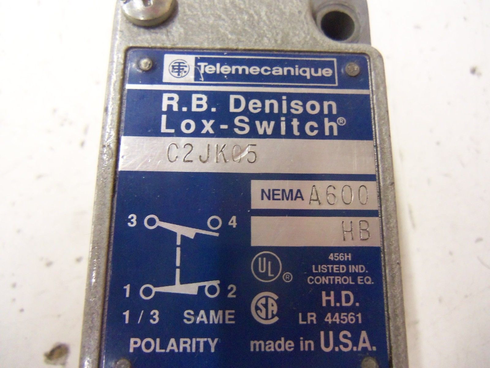 TELEMECANIQUE C2JK05 *USED*