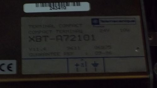 TELEMECANIQUE COMPACT TERMINAL XBT-A72101 *USED*