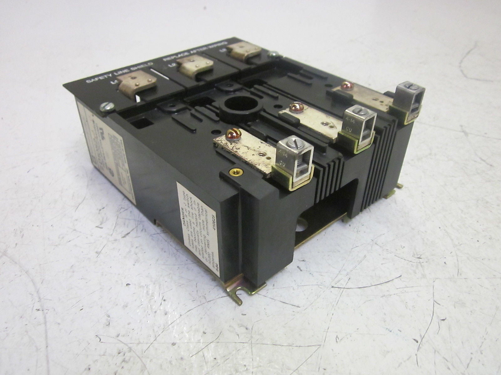 TELEMECANIQUE D10S2 DISCONNECT WITCH 60A 600V (AS PICTURED) *USED*
