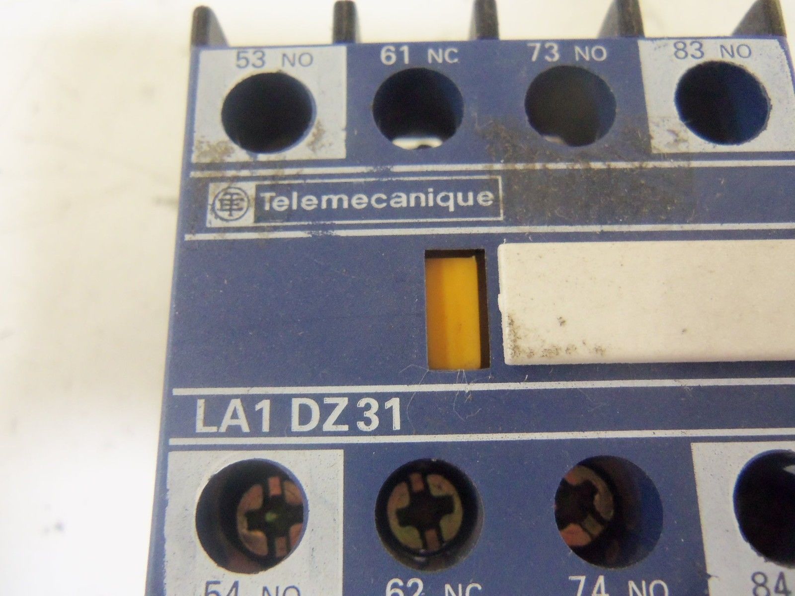 TELEMECANIQUE LA1 DZ31 AUXILIARY CONTACT BLOCK *USED*