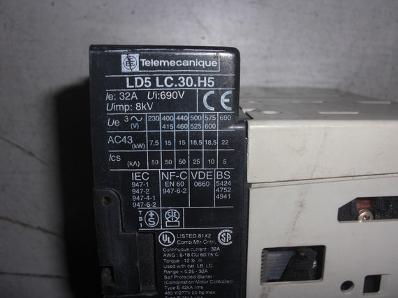 TELEMECANIQUE LD5LC.30.H5 *USED*