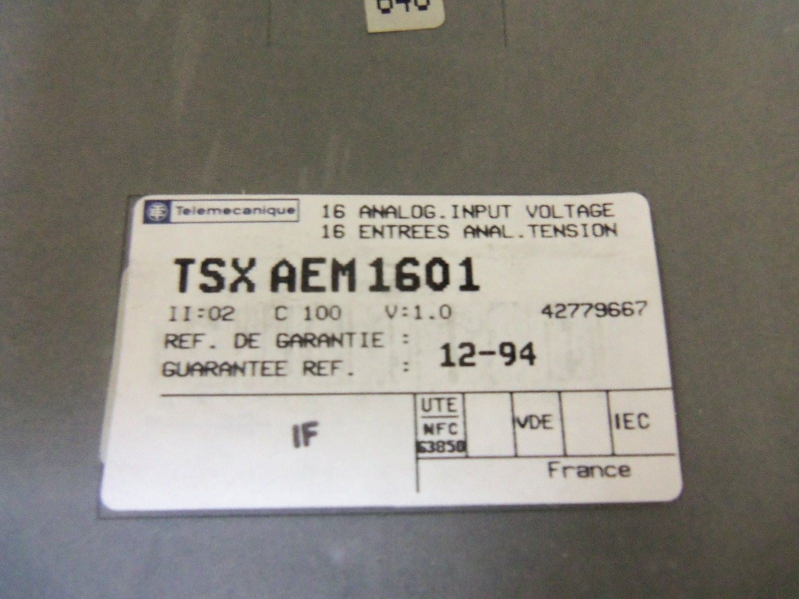 TELEMECANIQUE TSXAEM1601E *NEW IN BOX*