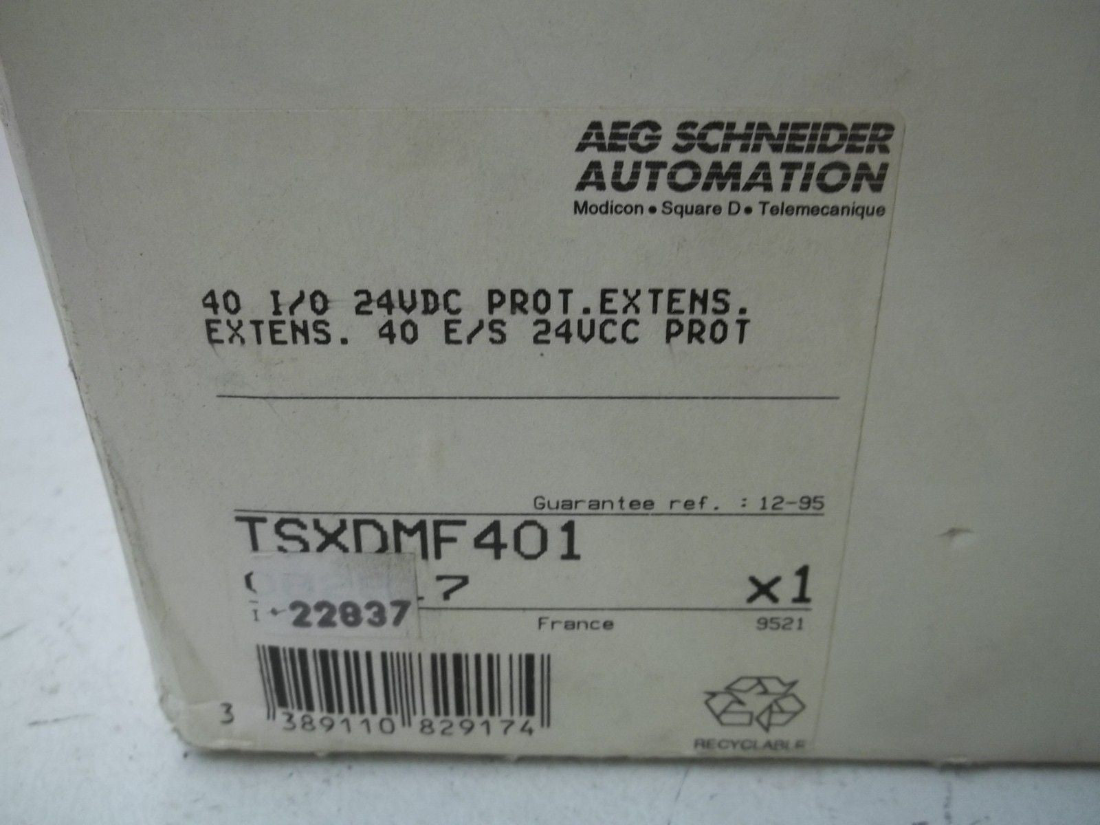TELEMECANIQUE TSXDMF401 EXPANDER MODULE 40 CHANNEL I/O *NEW IN BOX*