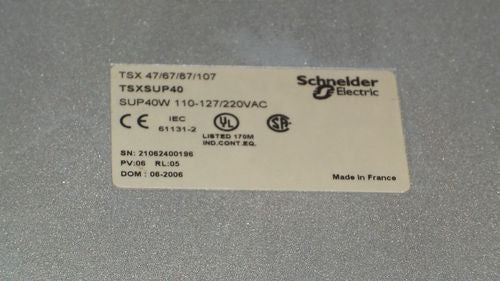 TELEMECANIQUE TSX7 TSXSUP40 POWER SUPPLY *USED*