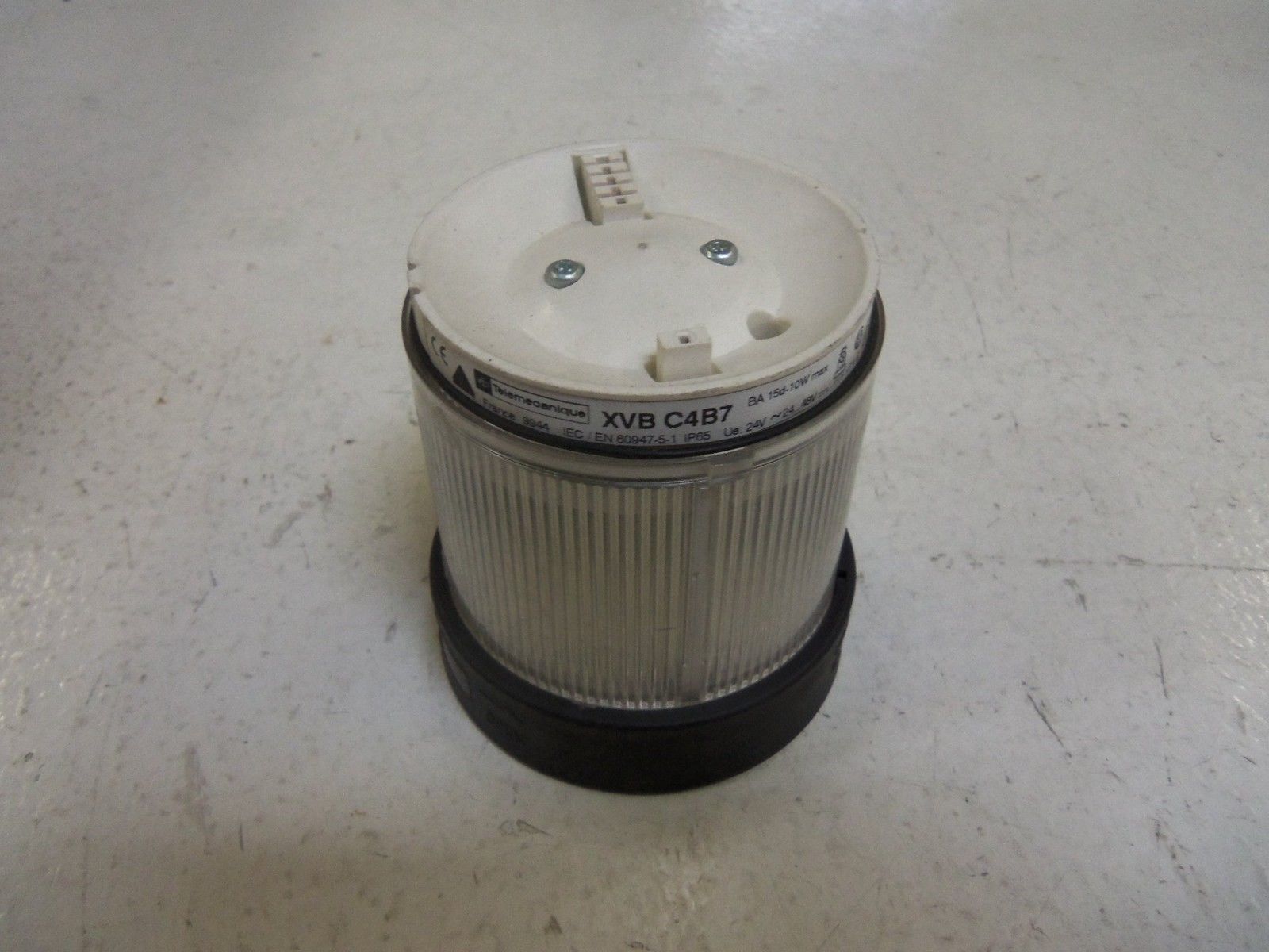 TELEMECANIQUE XVBC4B7 BLANK INDICATING LENS *USED*
