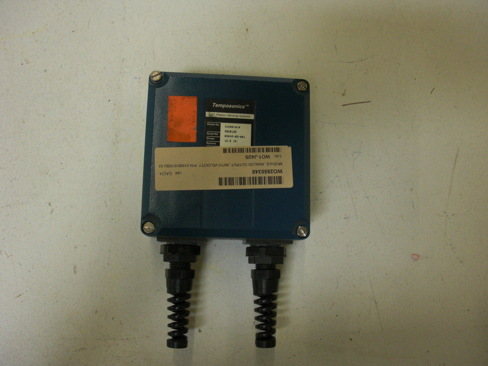 MTS TEMPOSONICS 315001010-RBU0125 LDT POSITION SENSING SYSTEMS 12.5" *USED*