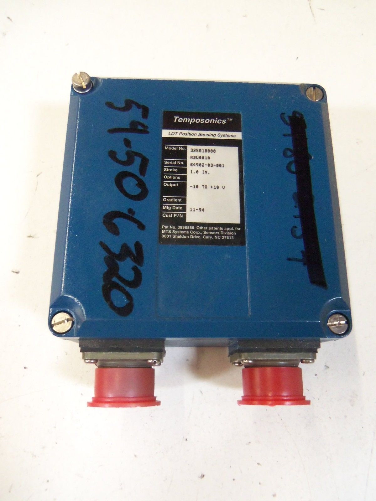 MTS TEMPOSONICS 325010000-RBU0010 POSITION SENSING SYSTEMS -10-+10V *NEW NO BOX*