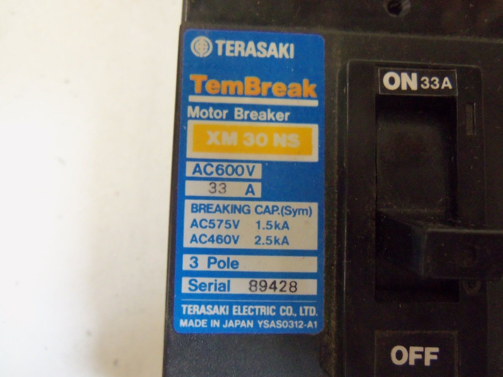 TERASAKI XM30NS *NEW IN BOX*