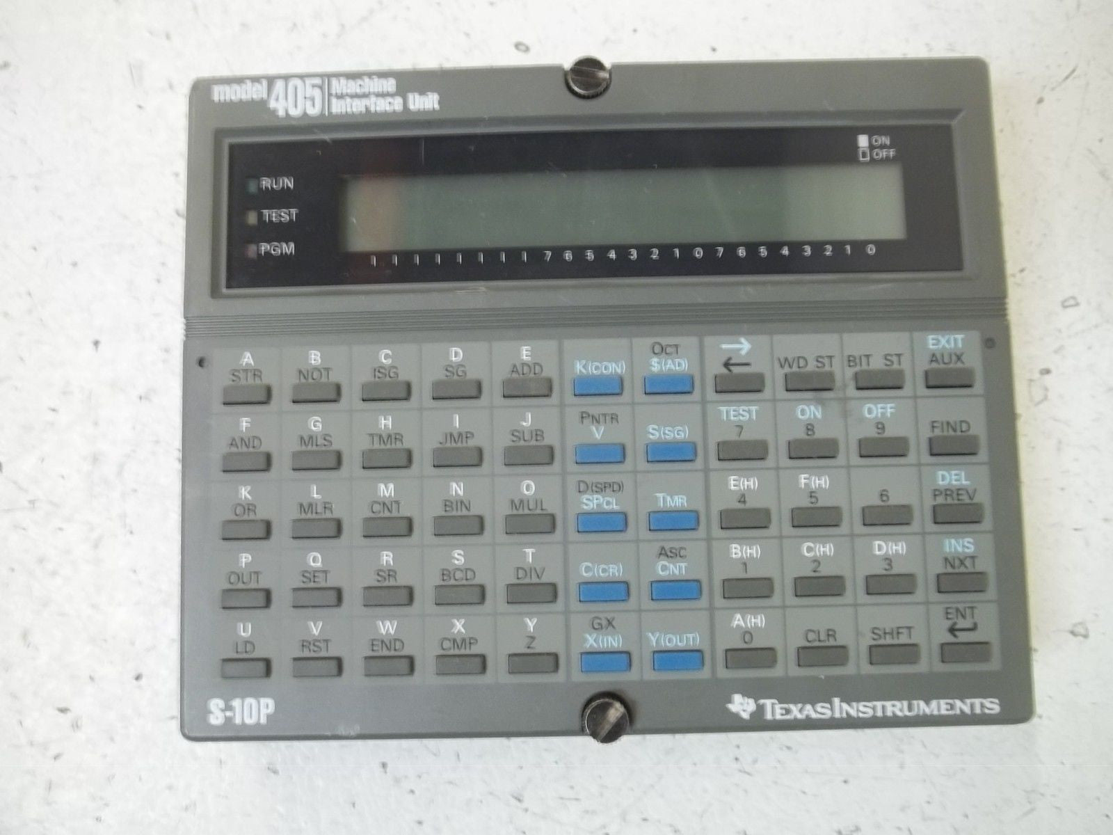 TEXAS INSTRUMENT S-10P MODEL 405 MACHINE INTERFACE UNIT *USED*