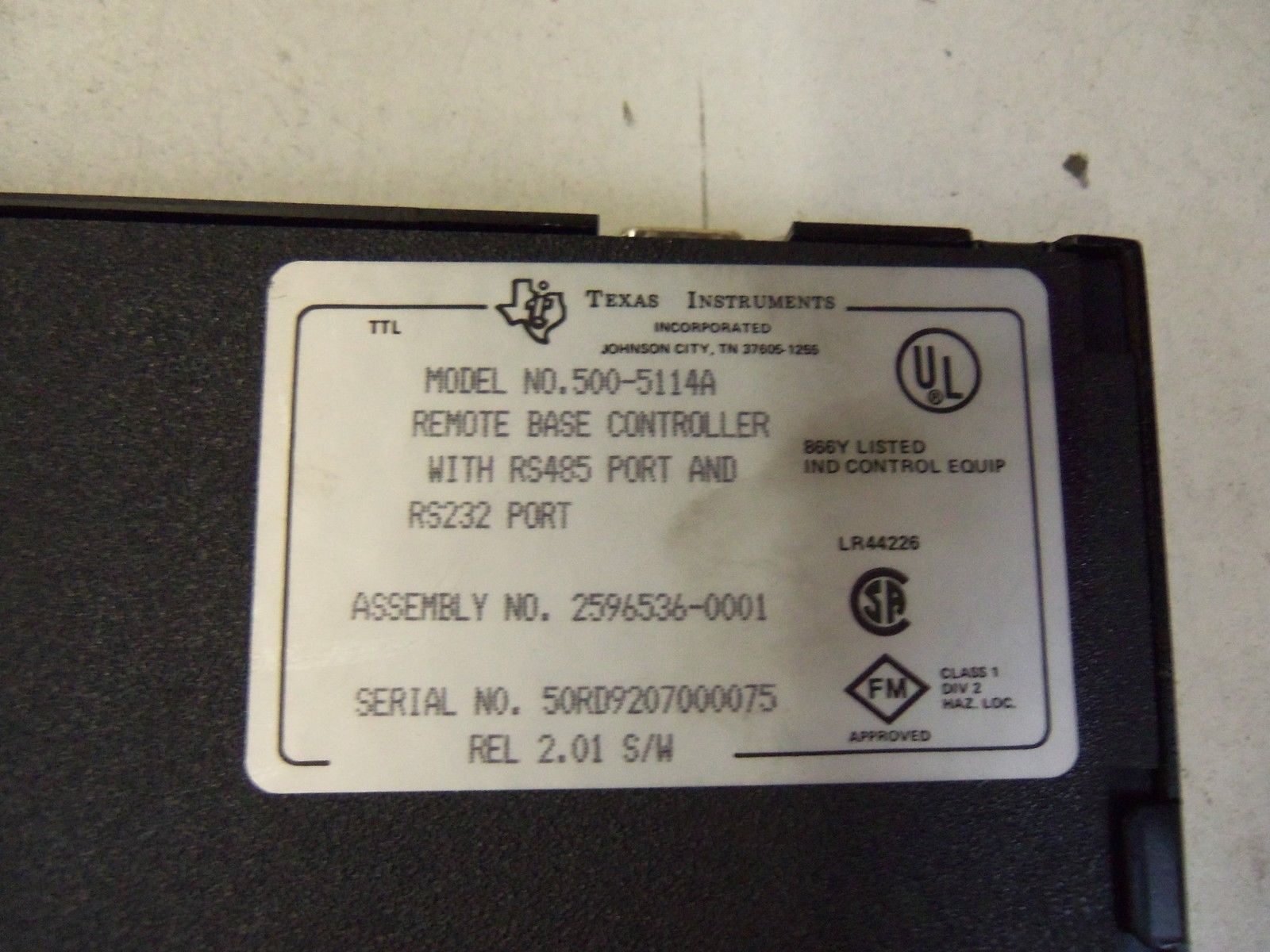 TEXAS INSTRUMENTS 500-5114A *USED*