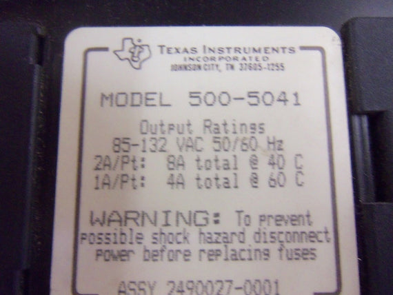TEXAS INSTRUMENTS 500-5041 *USED*