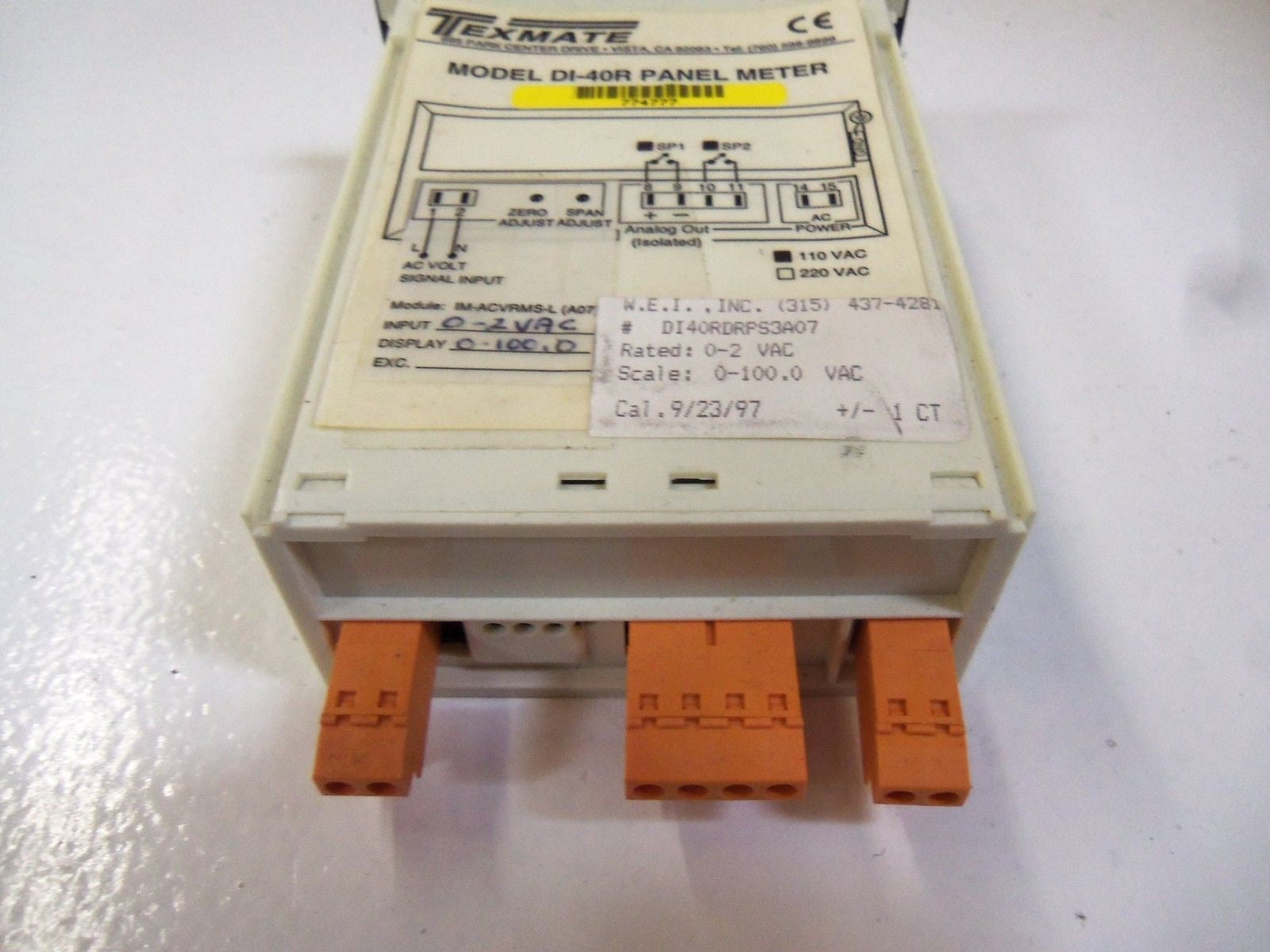 TEXMATE DI-40R *USED*