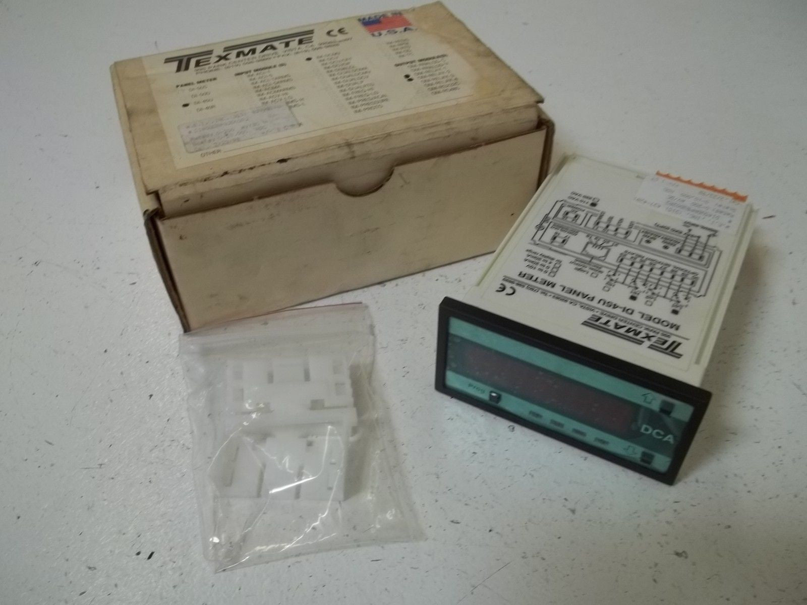 TEXMATE MODEL DI-45U PANEL METER *NEW IN BOX*