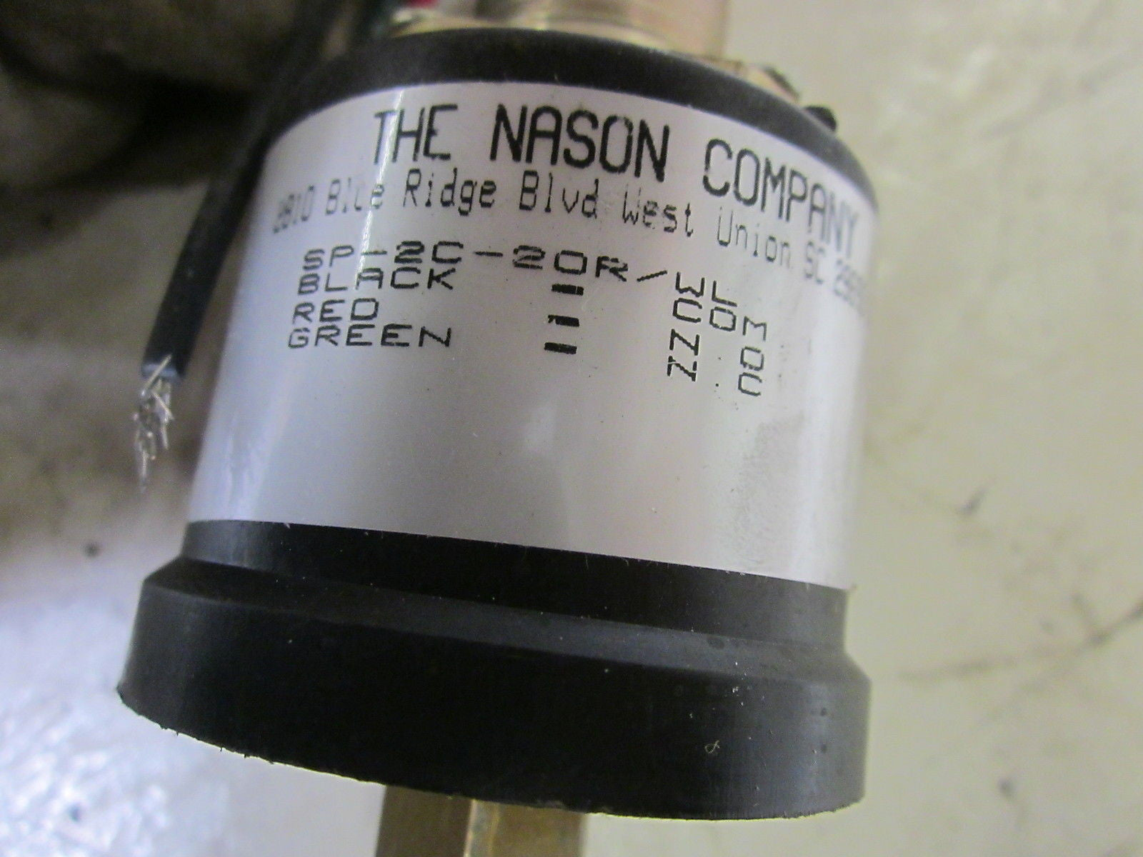 THE NASON COMPANY SP-2C-20R/WL *NEW NO BOX*