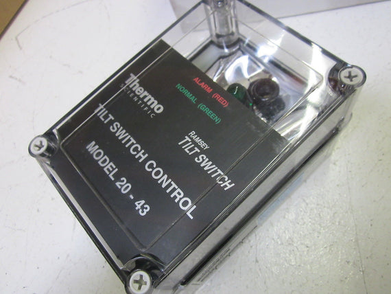 THERMO SCIENTIFIC 081659 TILT SWITCH CONTROL MODEL 20-43 *USED*