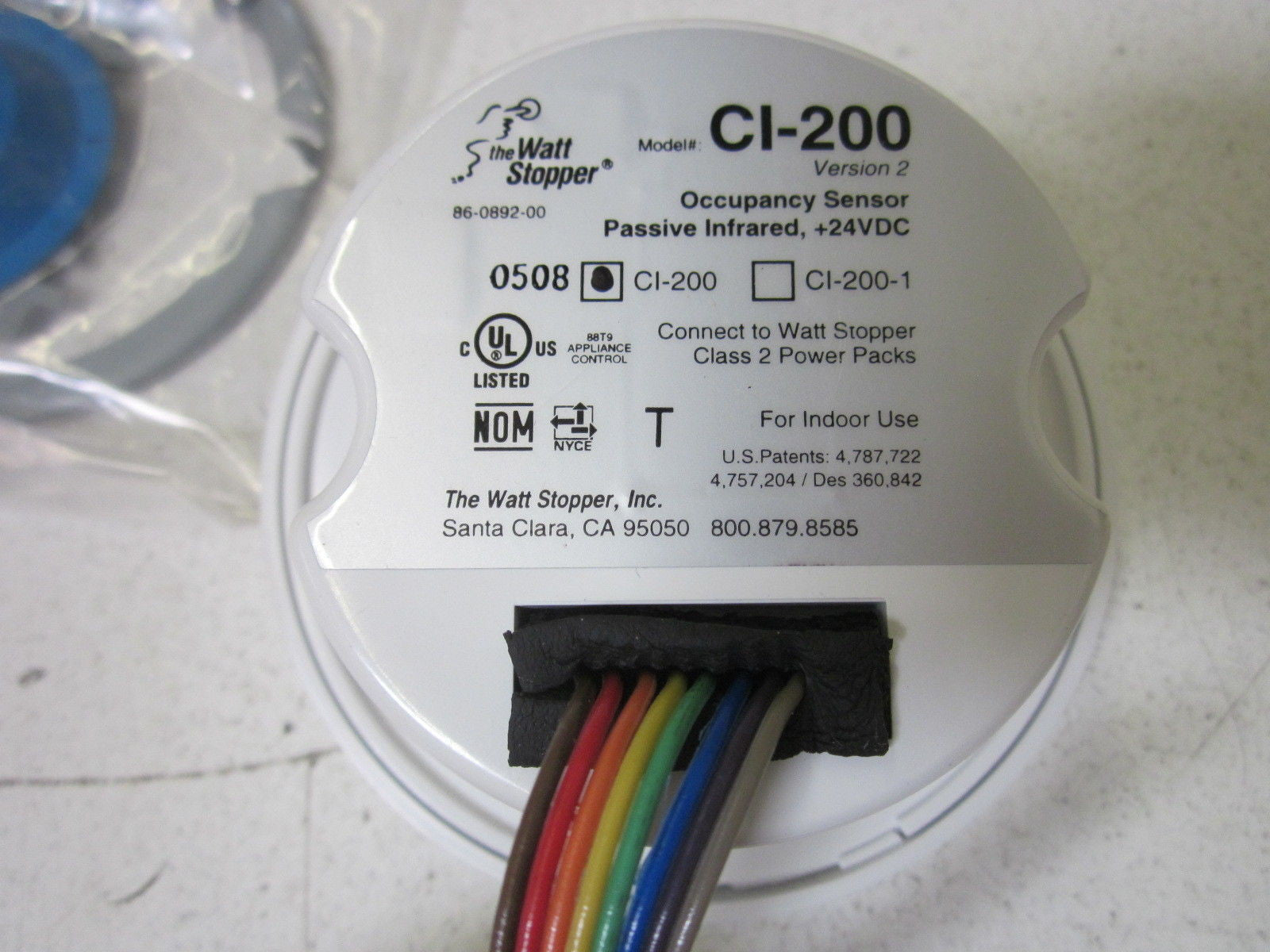 THE WATTS STOPPER CI-200 OCCUPANCY SENSOR  PASSIVE INFARED *NEW IN BOX*