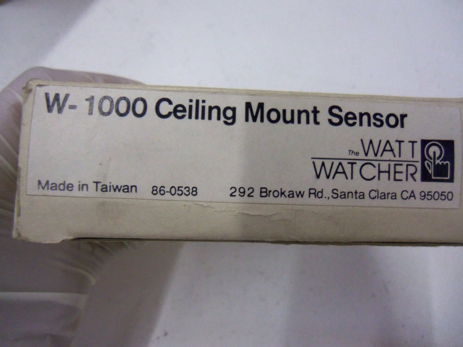 THE WATT WATCHER W-1000 CEILING MOUNT SENSOR *USED*