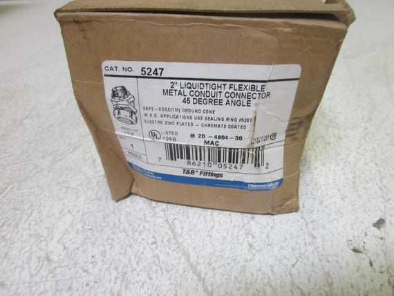 THOMAS & BETTS 5247 2" LIQUID TIGHT CONDUIT CONNECTOR  *NEW IN BOX*