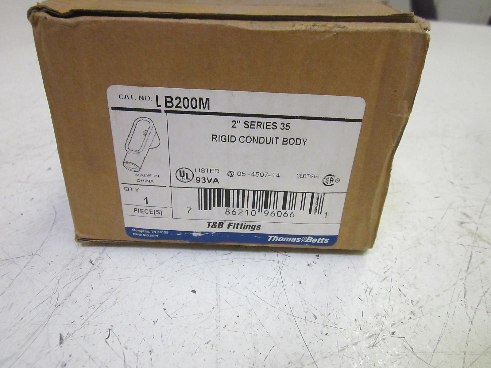 THOMAS & BETTS LB200M 2" SERIES 35 RIGID CONDUIT BODY  *NEW IN BOX*