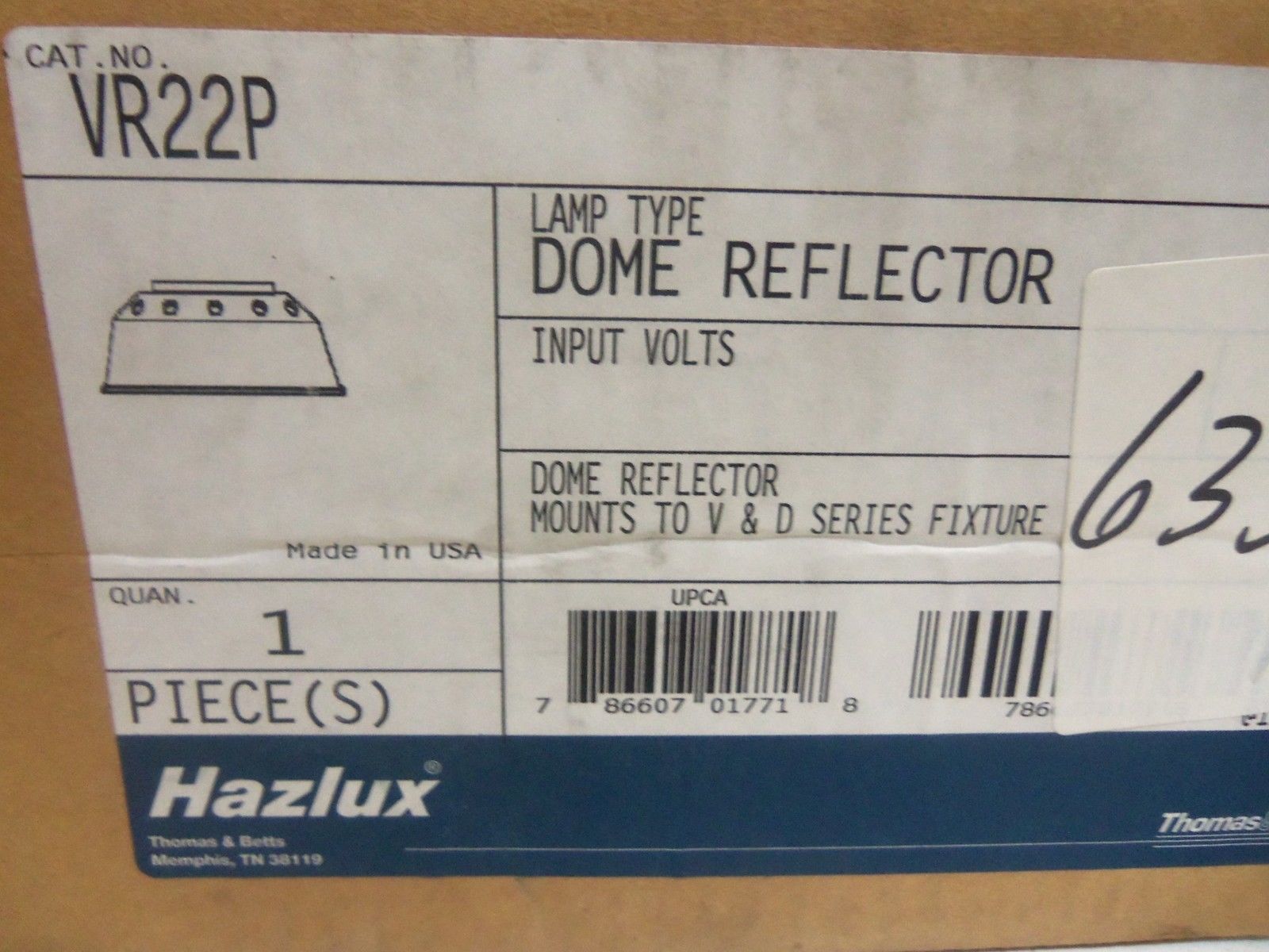 THOMAS & BETTS VR22P *NEW IN BOX*