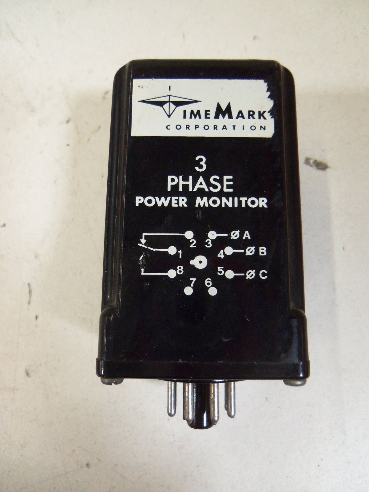 TIME MARK MODEL 258 3 PHASE POWER MONITOR *USED*