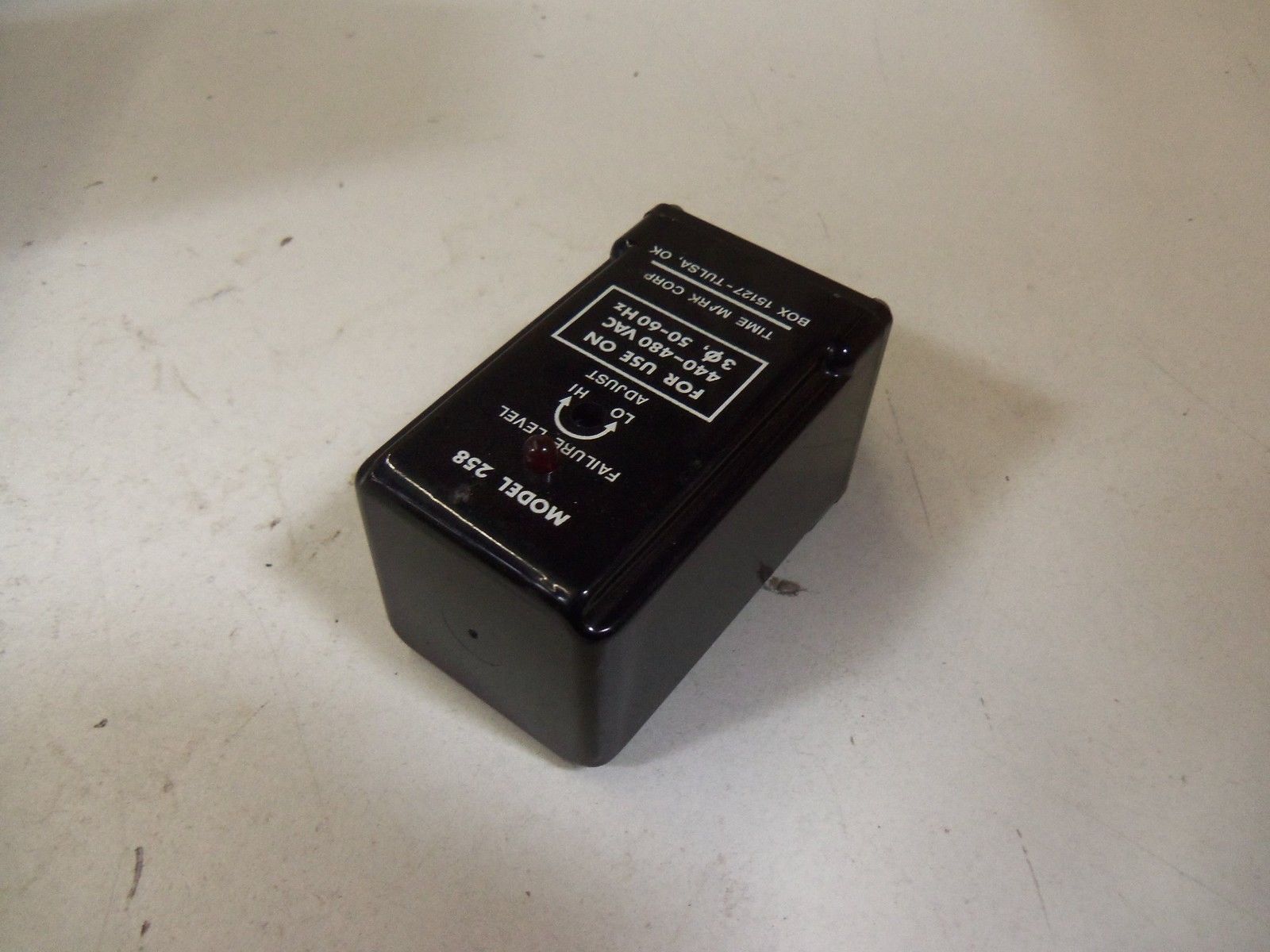 TIME MARK MODEL 258 3 PHASE POWER MONITOR *USED*