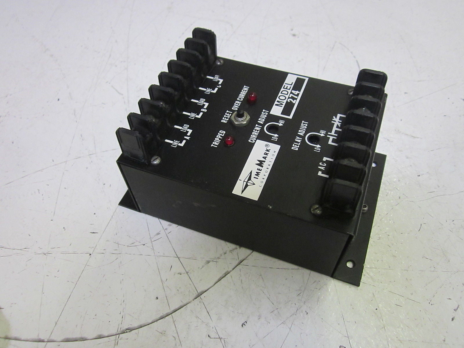 TIMEMARK CORP. 274  INDUSTRIAL CONTROL 30 CURRENT MONITOR 120V *USED*