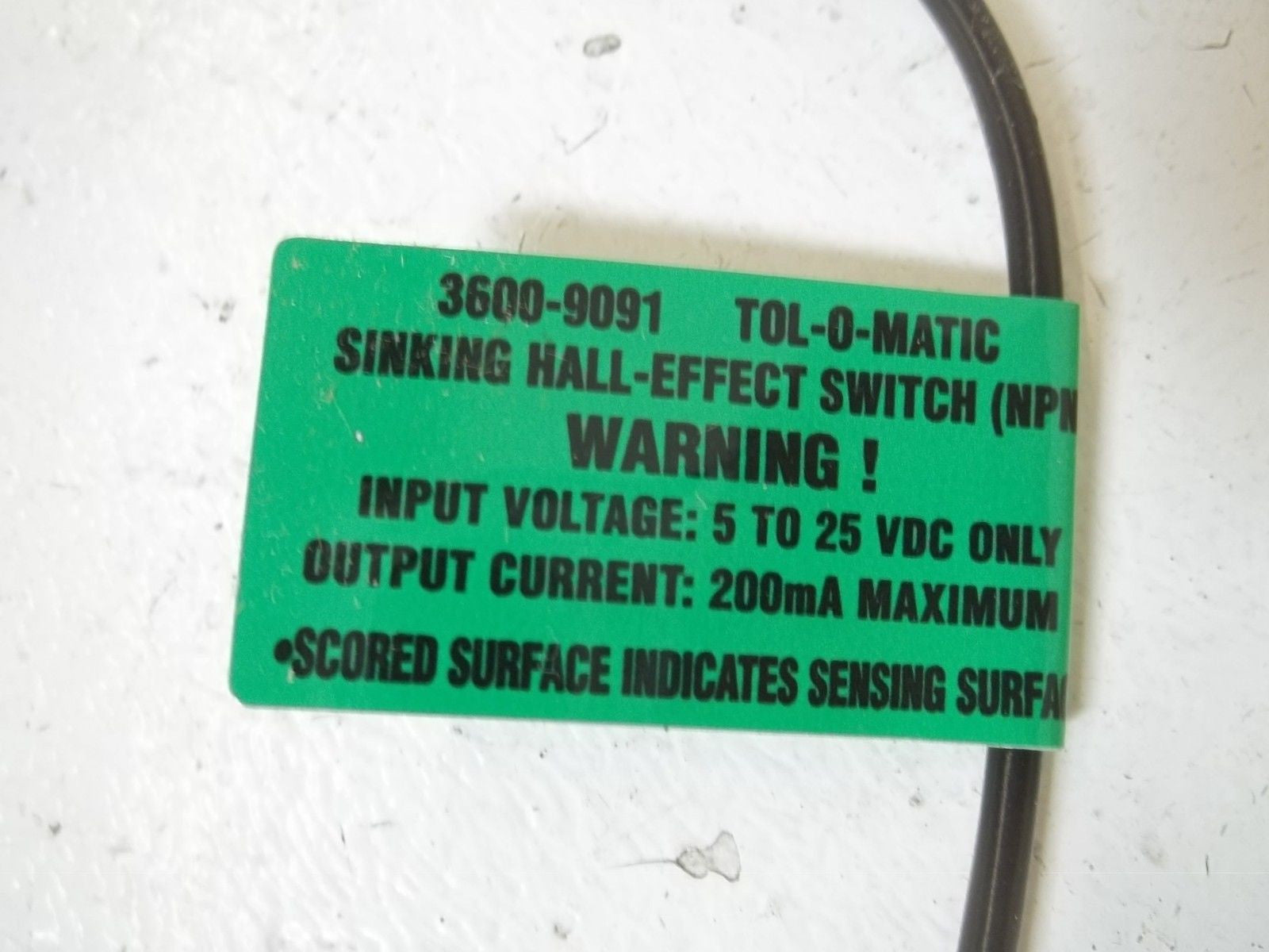 TOL-O-MATIC 36009091 SINKING GALL EFFECT SWITCH *NEW NO BOX*