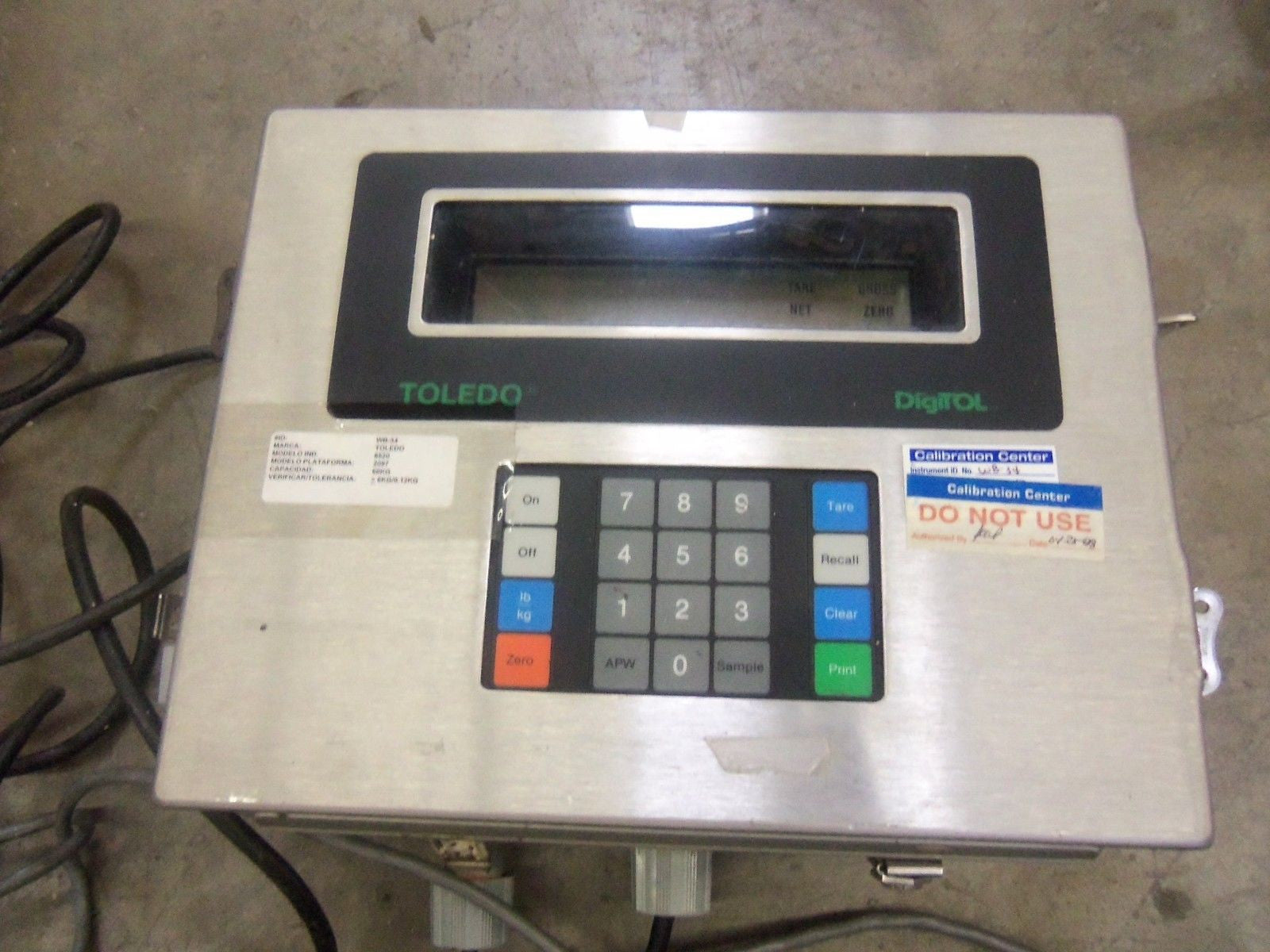 TOLEDO SCALE 8520 *USED*