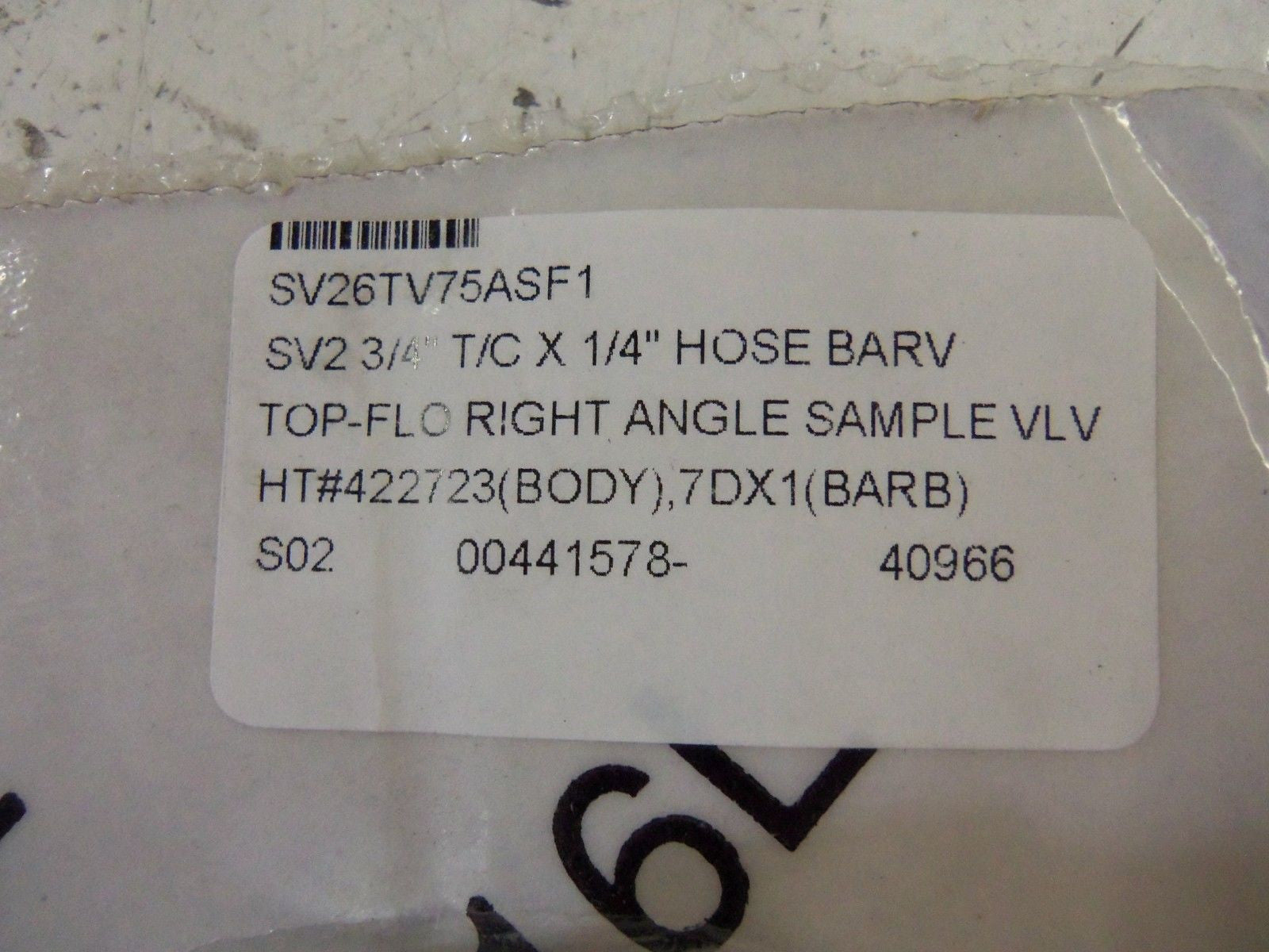 TOPLINE SV26TV75ASF1 VALVE *NEW IN BOX*
