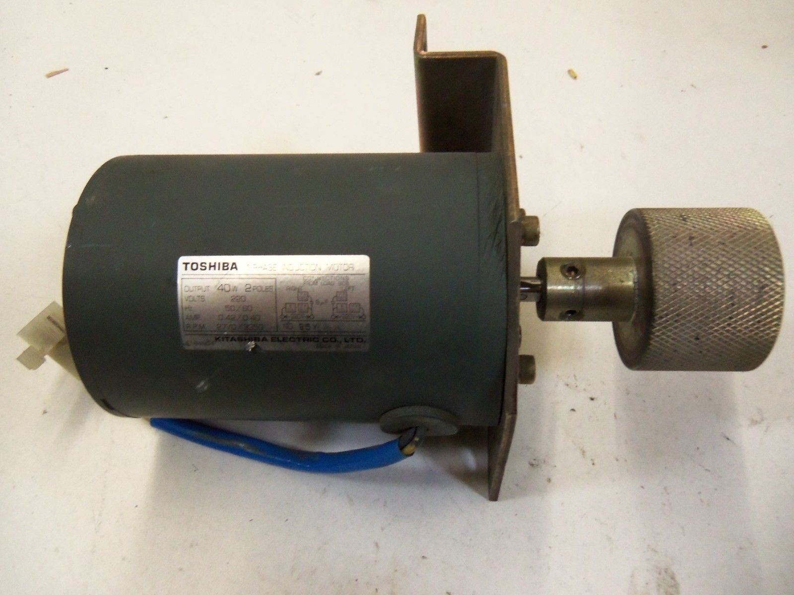 TOSHIBA 1 PHASE INDUCTION MOTOR 95Y *USED*