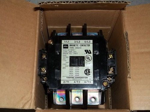 TOSHIBA MAGNETIC CONTACTOR C65A-E *NEW IN BOX*