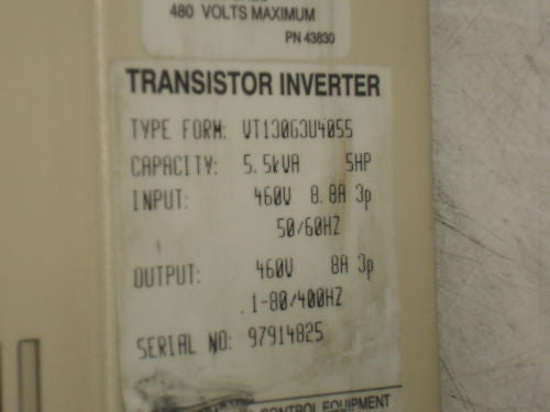 TOSHIBA VT130G304055 TRANSISTOR INVERTER *USED*