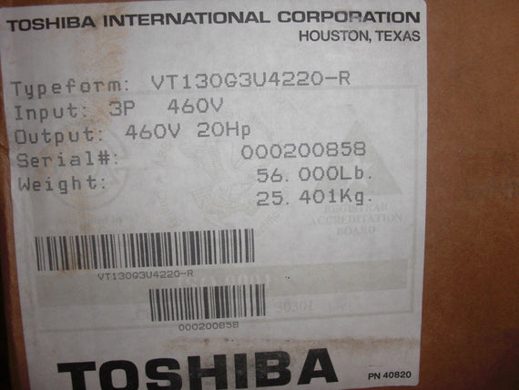 TOSHIBA VT130G3U4220-R *USED*