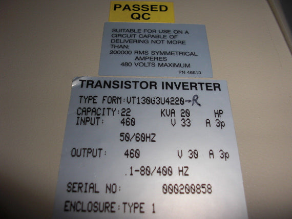 TOSHIBA VT130G3U4220-R *USED*