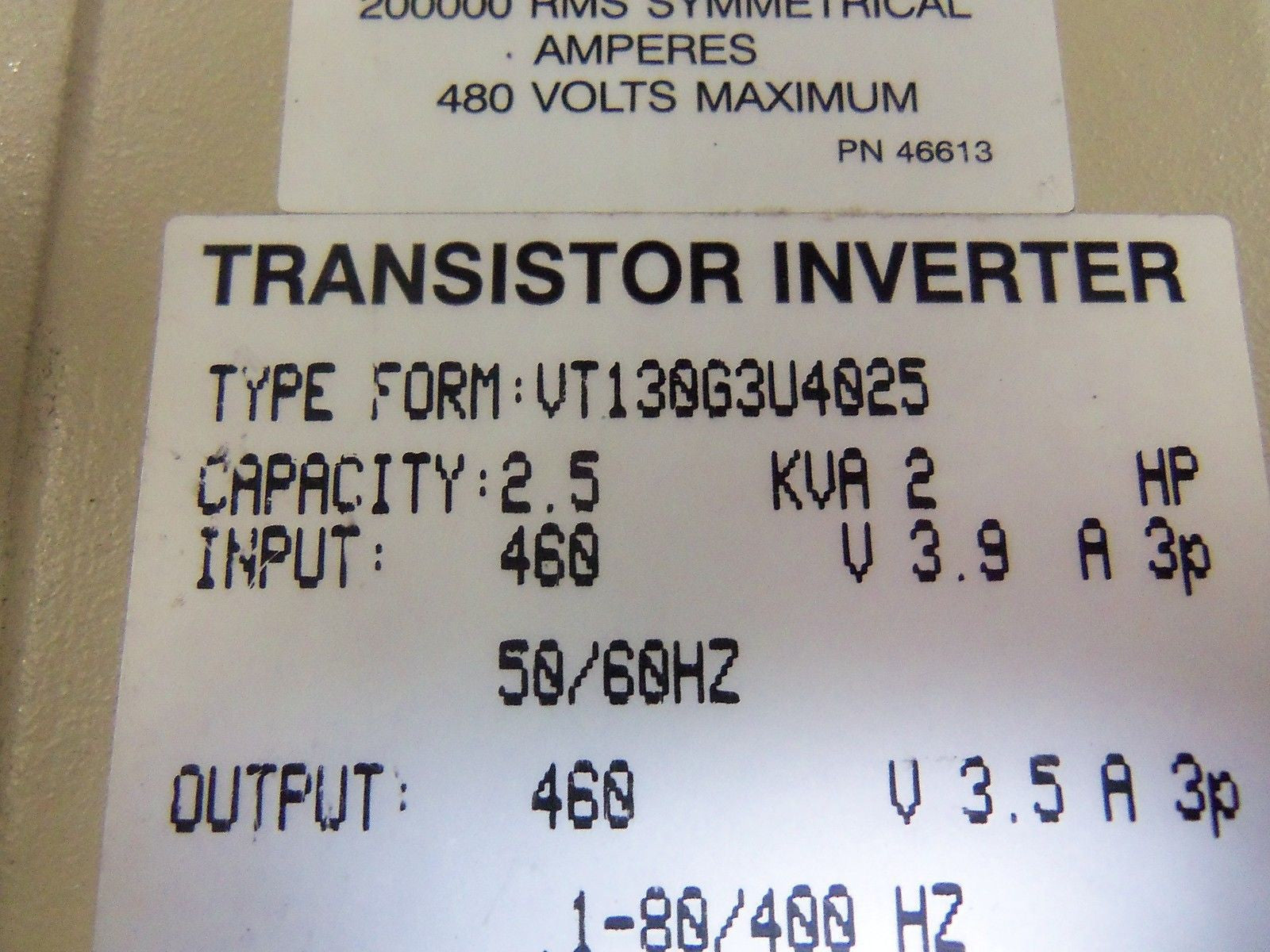 TOSHIBA VT130GU4025 *USED*