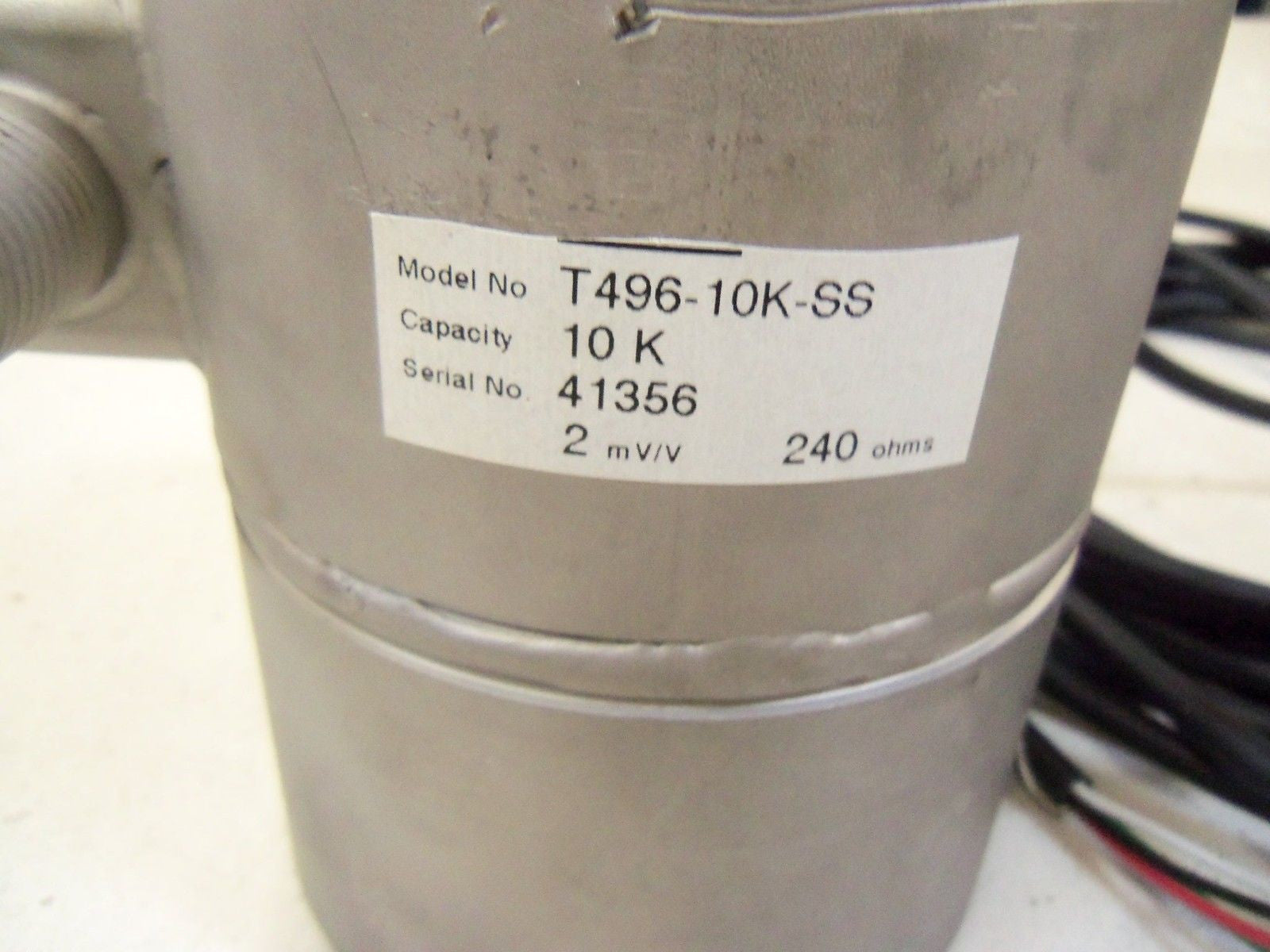 TOTALCOMP T496-10K-SS CANISTER LOAD CELL *NEW NO BOX*