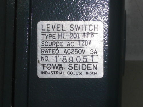 TOWA SEIDEN LEVEL SWITCH HL-2014PB *NEW*