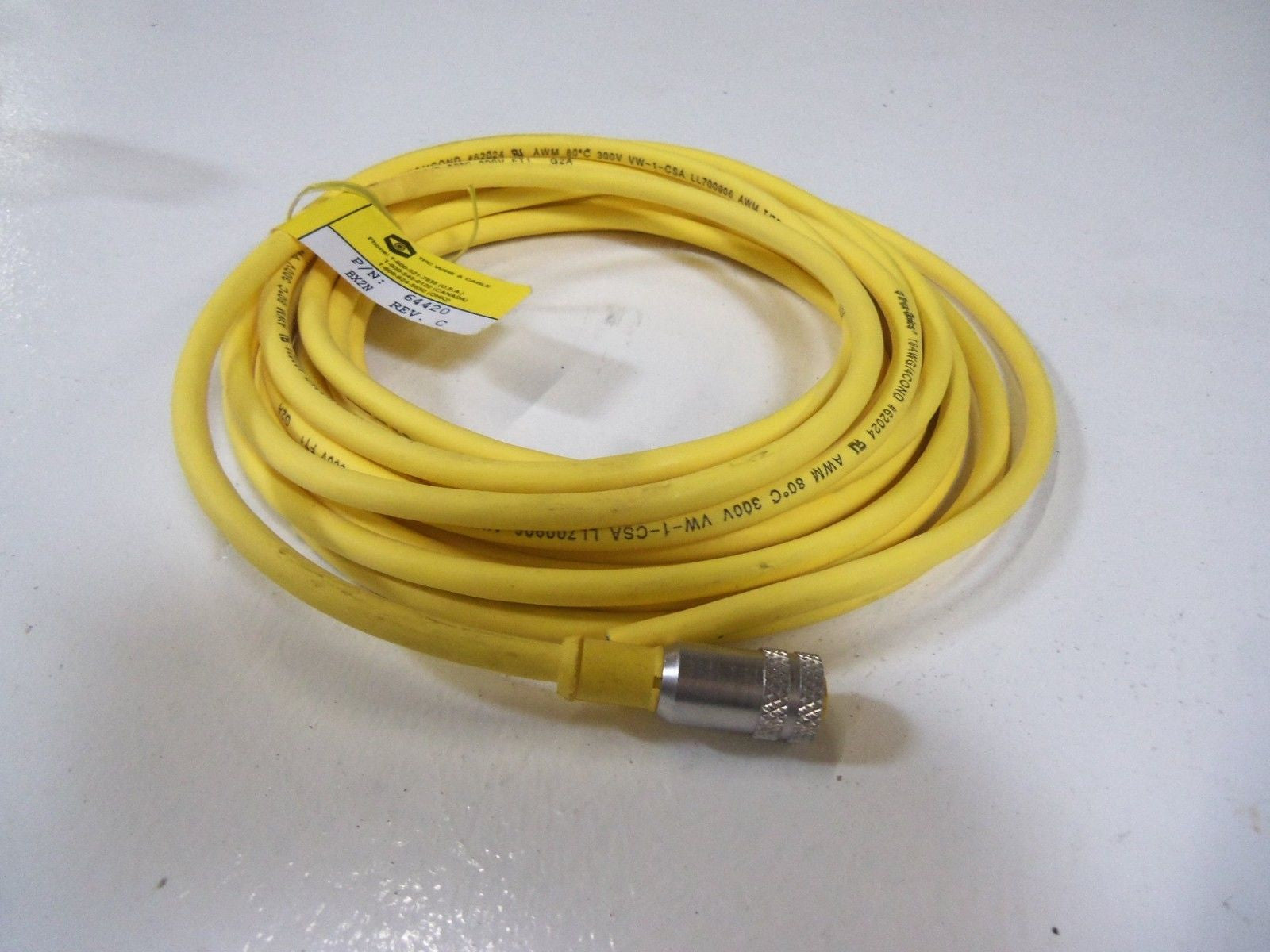 TPC WIRE & CABLE 4P FEMALE PLUG 6 METER 64420 *NEW NO BOX*