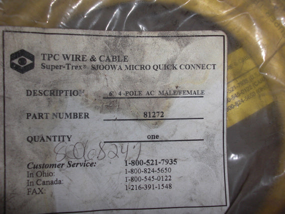 T.P.C. WIRE & CABLE 81272 *USED*
