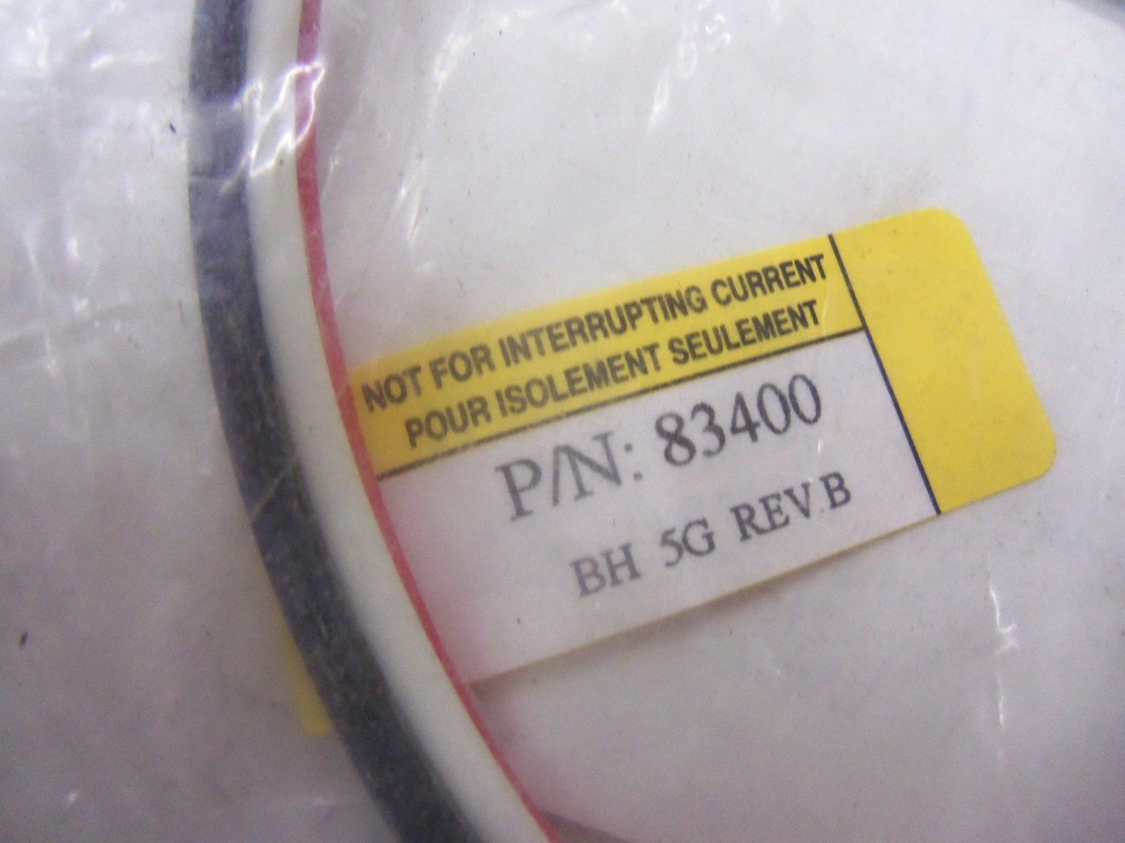 TPC WIRE & CABLE 83400 CORDSET *NEW IN FACTORY BAG*