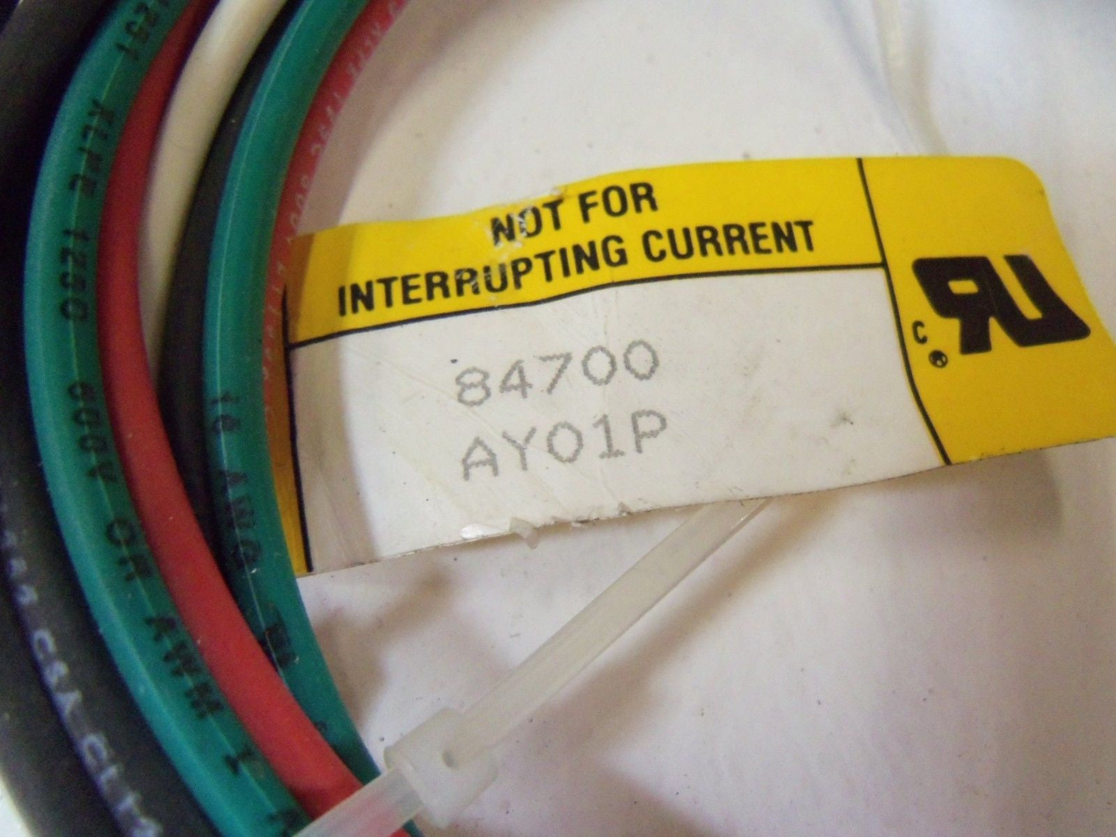 TPC WIRE & CABLE 84700 RECEPTACLE CABLE *USED*