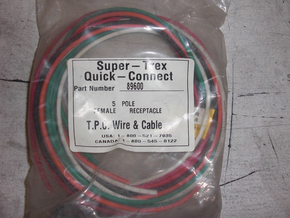 T.P.C WIRE & CABLE 89600 *NEW*