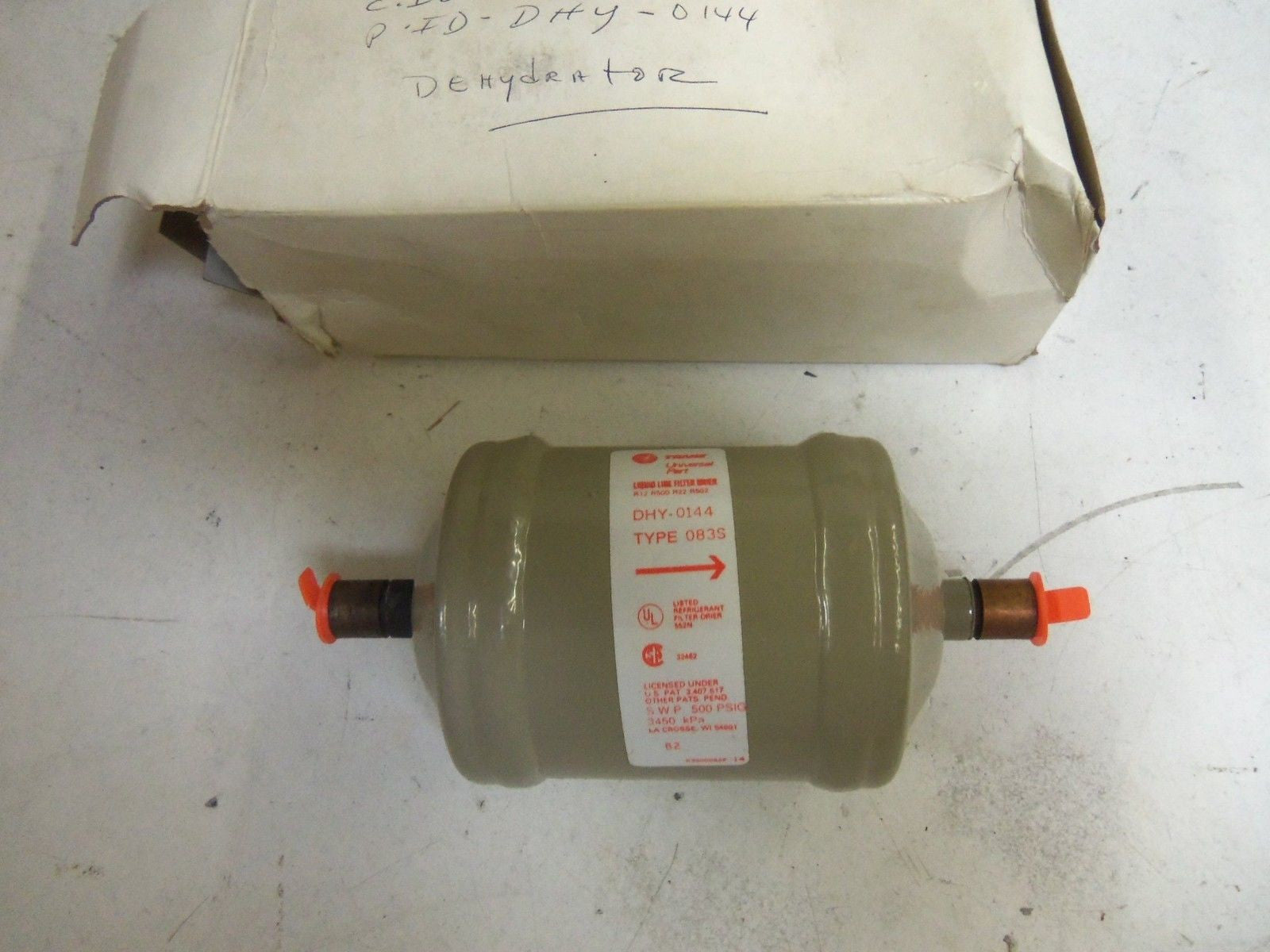 TRANE TYPE 083S LIQUID LINE FILTER DRIER DHY-0144 *NEW IN BOX*