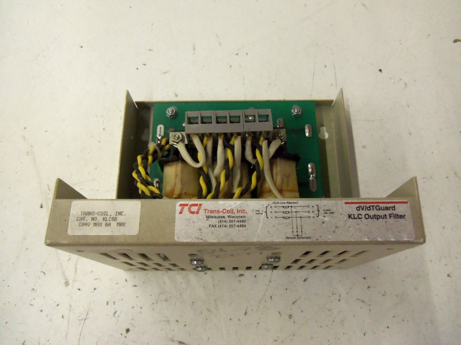 TRANS-COIL, INC. KLC6B *USED*
