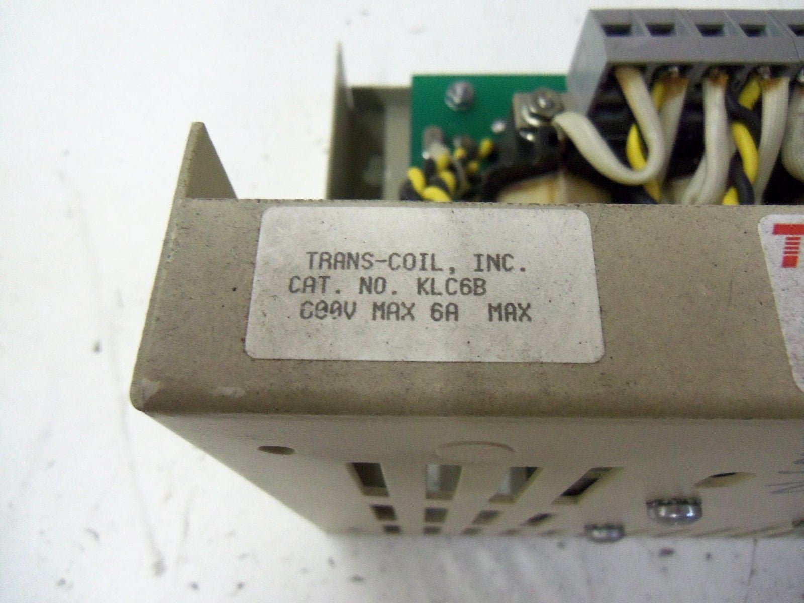 TRANS-COIL, INC. KLC6B *USED*