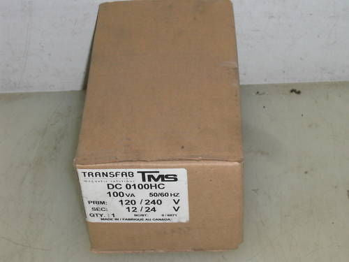TRANSFAB DC0100HC TRANSFORMER *NEW*